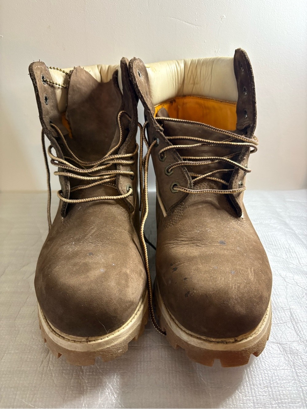 Timberland Men’s Brown Leather Ankle Work Boots